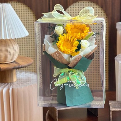 Bloomlight Preserved Sunflower Bouquet