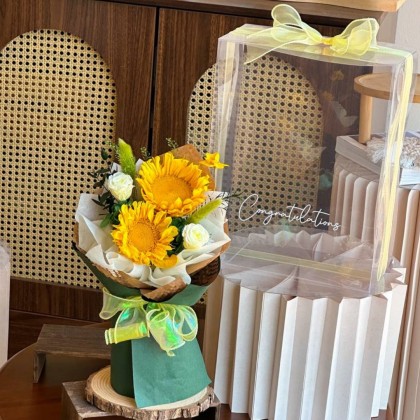 Bloomlight Preserved Sunflower Bouquet