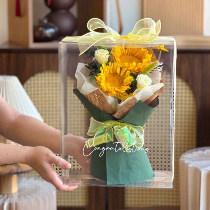 Bloomlight Preserved Sunflower Bouquet