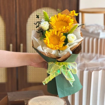 Bloomlight Preserved Sunflower Bouquet