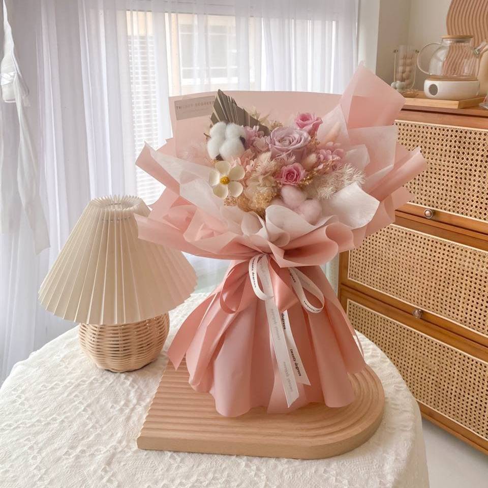 Preserved Flower Bouquet Delivery l Preserved Flower Delivery in Klang Valley l Twenty Degrees