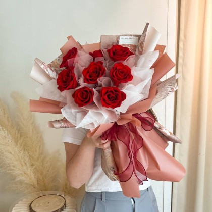 Katie Preserved Flower Bouquet 