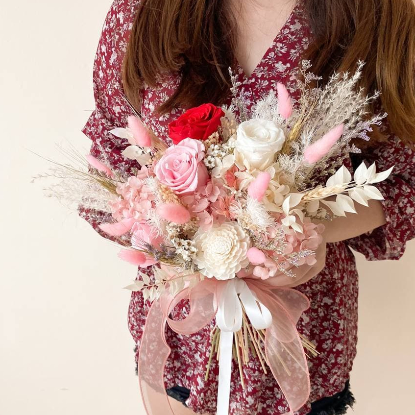 Preserved Flower Flower Bouquet l Delivery Klang Valley l Twenty