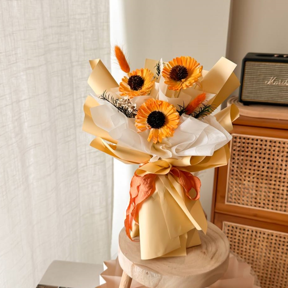 Preserved Flower Bouquet Collection l Same Flower Flower Delivery Klang