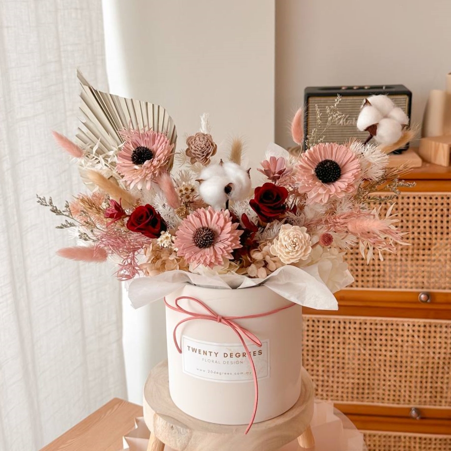 Preserved Flower collection l Online Florist in Kuala Lumpur l Twenty Degrees Florist in PJ & KL